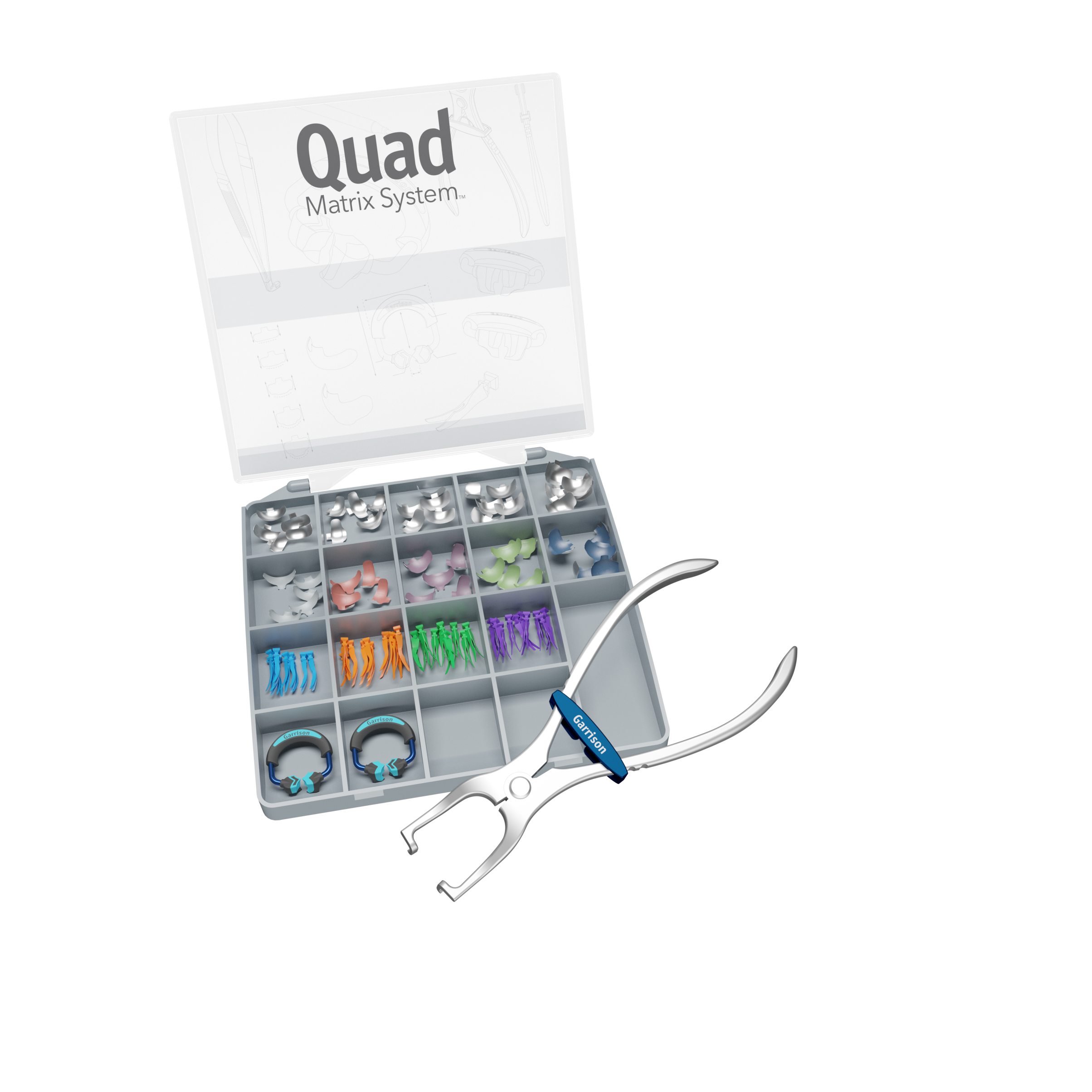 Quad Sectional Matrix System Standard Kit (Q-KHF-40)
