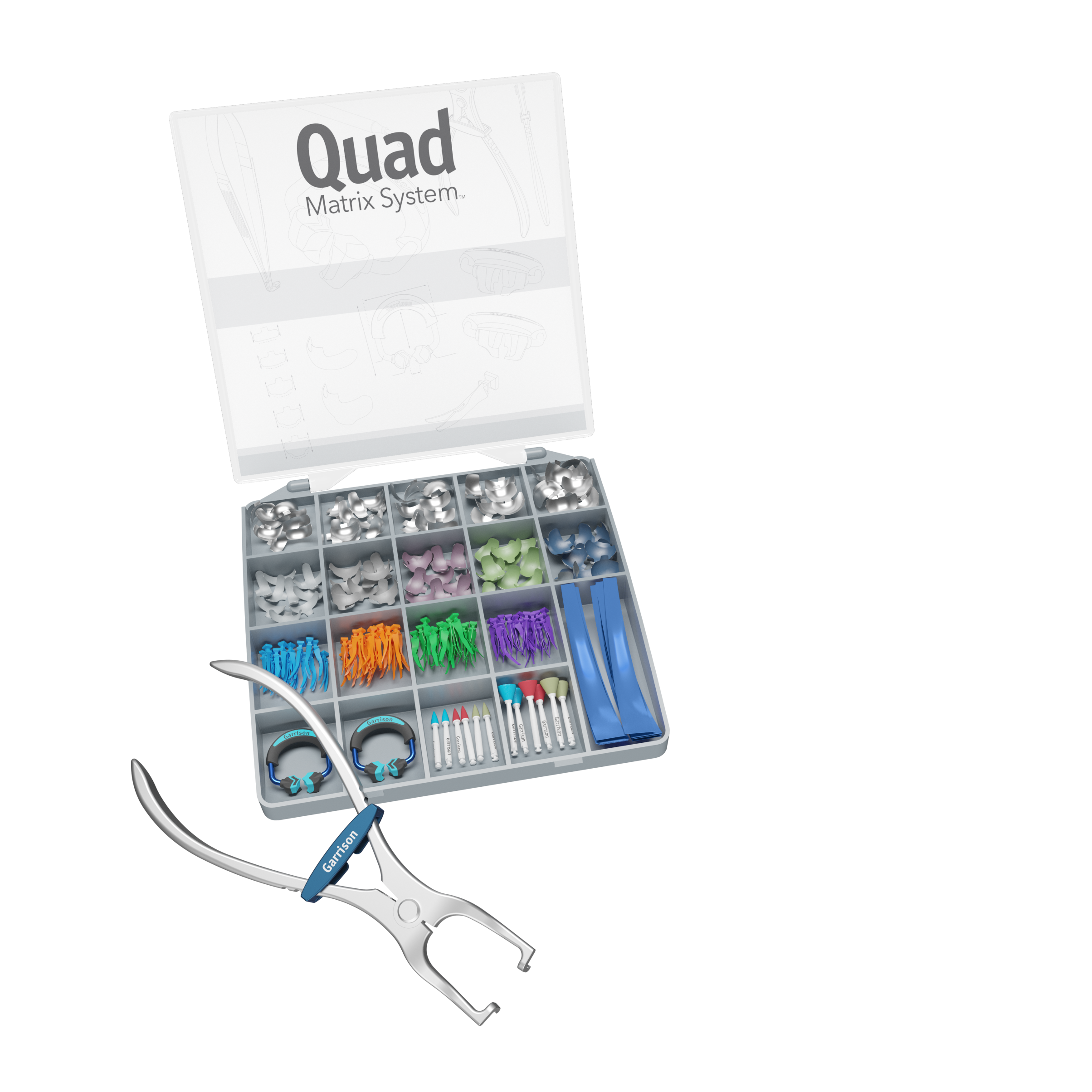 Quad Sectional Matrix System Intro Kit (QR-KHF-10)